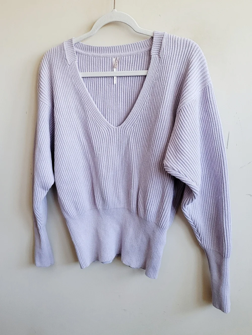 Free People Allure‎ Pullover In Lavender